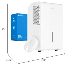 hOmeLabs 50 Pint Wi-Fi Dehumidifier with Pump for