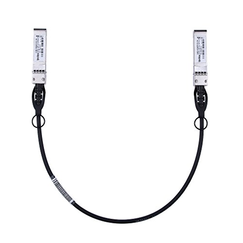 For Ubiquiti 10Gb/s SFP+ Direct Attach Copper Cable (DAC), Twinax Cable, Passive 0.5-Meter, ipolex