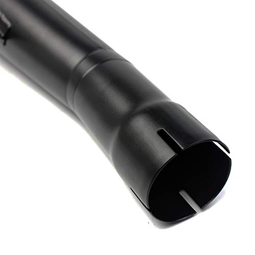MGOD 1.5-2'' Motorcycle Exhaust Muffler Slip on with Moveable DB Killer Black Stainless Steel Dirt Bike Street Bike Scooter ATV - Thumbnail 3
