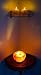 Whiteswade Himalayan Salt Lamp Signature 'Rumeisa Firebowl' with Salt Chips, 6ft UL-Approved Dimmer Switch and Bulb. Authentic Himalayan Crystal Rock. Popular Feng Shui Décor.
