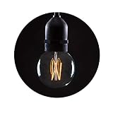 12-Pack G60 11W Vertical Filament Bulb,Clear Glass Amber Warm White Decorative Antique Vintage Edison Incandescent Bulbs for E26 Sockets,Waterproof Replacement Medium Base Globe Bulbs for Any Occasion