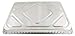 1/2 Size Sheet Cake Aluminum Foil Pan w/Clear Low Dome Lid (Pack of 10 Sets) 17.1 L x 12.3 W x 1.25 D