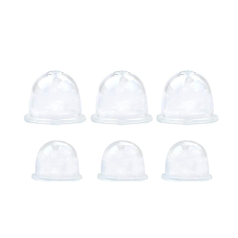 Hoypeyfiy Primer Bulb Petrol Fuel Primer Bulb Carburetor Oil Cup (6pcs)