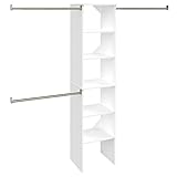 ClosetMaid 4868 SuiteSymphony 16-Inch Starter Tower Kit, Pure White