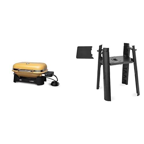 Weber Lumin Compact Electric Grill, Yellow, with Lumin Compact