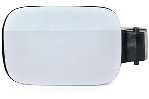 BAYYEE Lid Gas Tank Cover Cap Fuel Filler Door Fit For VW Passat 2012 2013 2014 2015 2016 2017 2018 Painted White