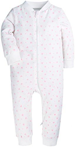 Baby Boys and Girs Romper Onesies Footless Baby Jumpsuits Zipper up Style Bodysuit for Newborn