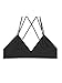 Seamless Sexy Laser Cut Multi-Strap Wireless Triangle Bra Bralette Crop Top