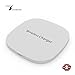 Fast Wireless Charger, LTS Future, Qi Wireless Charging Pad for S6Edge+, S7, S7Edge, S8, S8Plus, Note7, Note8, iPhone 8 8plus X 10 and all Qi-Enabled Devices (White)
