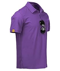 V VALANCH Men's Golf Polo Short Sleeve Sport