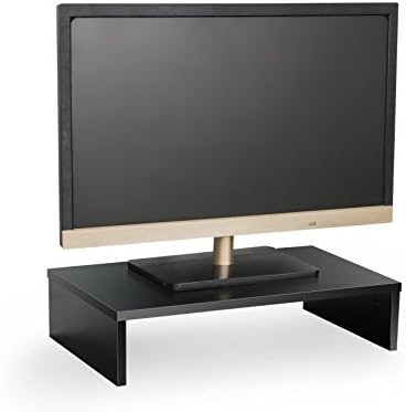 SevenFanS Full Black Monitor/Screen Stand Computer Stand, Monitor Riser, Computer Riser, Laptop Stand, PC Monitor/Laptop Riser for Office and Home Using!!