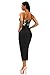 ZKESS Womens Sleeveless Bustier Lace Top Party Club Bodycon Dress Small Size Black