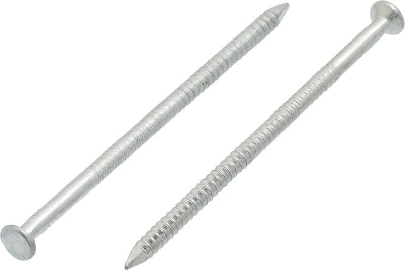 3.8mm x 70mm Ring Shank Steel Nails Galvanised (Pack of 100) N12ABC — image 1