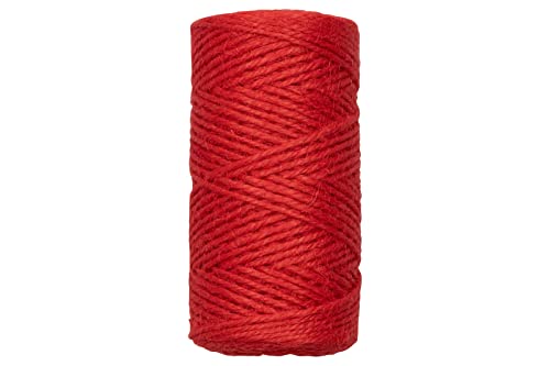 JAM PAPER Kraft Twine - 1/8 x 75 Yards - Red - Sold Individually at Amazon