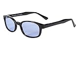 Original X-KD's Biker Blue Lens Black Frames 20% Sunglasses