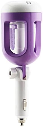 Moonfully Mini Car Humidifier Air Purifier Portable Aromatherapy Oil Diffusers Easy to Clean (Purple)