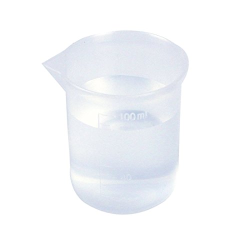 R.FLOWER 10 Clear Plastic Test Tubes with Screw Caps, Candy bottle, Cosmetics Bottles, Bath Salt Containers, 25x140mm(40ml) with 1 50ml Plastic Beaker and 1 pieces of test-tube brush for Gifts