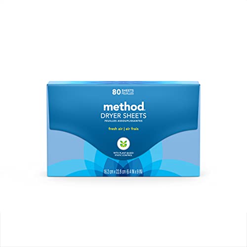 Method Dryer Sheets, Fresh Air, Fabric Softener and Static Reducer