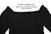 Women's Elbow Sleeve Vogue Fitted Off Shoulder Modal Blouse Top T-shirt Slim Stretchy Shirt Elbow Sleeve-Black Medium