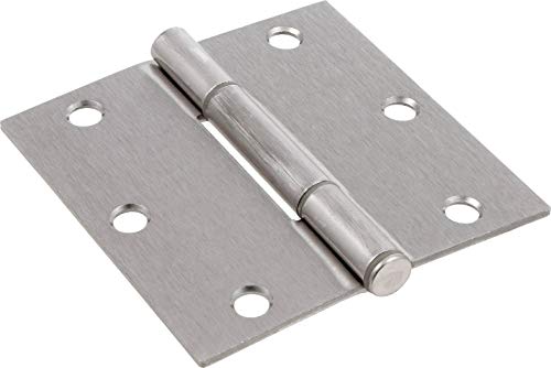 Hardware Essentials Door Hinges, Satin Nickel - Image 4