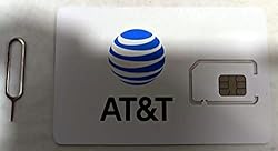 AT&T Wireless 5G LTE SIM Card with Detroit Packing