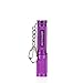 Mini Keychain Flashlight AAA Small Bright 150 Lumens 3 Modes,Waterproof Multipurpose Caplight Camplight Tablelight Necklace light for EDC,Reading,Walk, Emergency,parents kids gift(Purple for love)