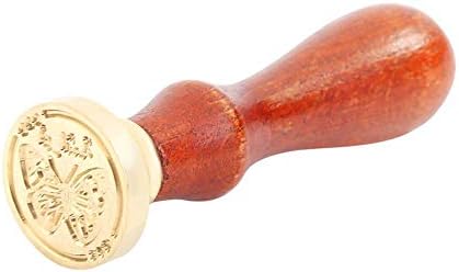 Whitelotous Vintage Retro Wax Seal Stamp Cute Animal Classic Sealing Stamp Craft for Important Documents (Butterfly)