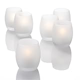 Eastland Grande Hurricane Votive Holders Frosted Set of 48