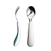 OXO Tot Training Fork & Spoon Set- Aqua- New Colors Available! primary