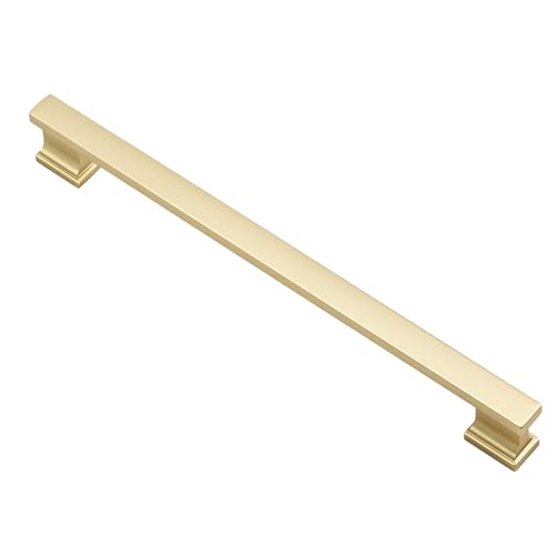 Alzassbg Brushed Gold Cabinet Pulls Handles