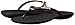 Havaianas Women's Ring Flip Flop Sandal, Black/Black, 7/8 M US