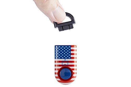 B A S U eAlarm, America's #1 Emergency Alarm, Proven Results as seen on TV, Battery Included, Carabiner Included (Assorted, 5 PACK) - Thumbnail 2