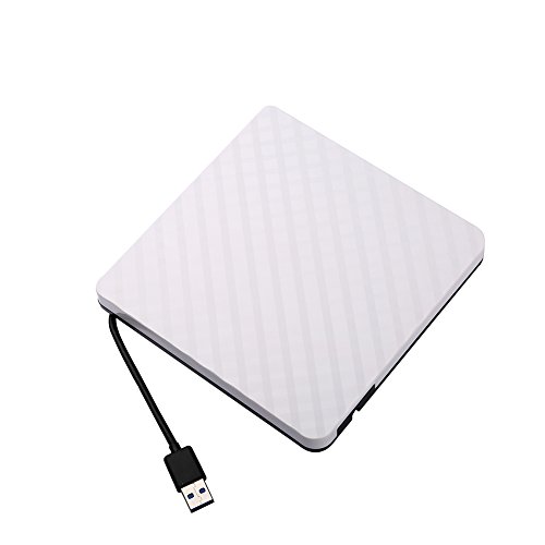 External DVD Drive,Ultra Portable Optical USB 3.0 CD DVD-RW Drive, External CD/DVD-RW Burner Drive Writer for Laptop and Desktop PC Win XP 7 8 10 Linux OS Apple Mac Macbook Pro (white) By GAMING TS - Thumbnail 6