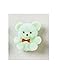 12 Mint Green Flocked Bear Favors Baby Shower Decoration Bears