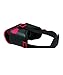 Tzumi Dream Vision Virtual Reality Smartphone Headset, Retracteable Built-in Ear Buds,fits all phones up to 6 inch, 360 Video Capability, Lightweight with high durability, Works with all VR apps. Red