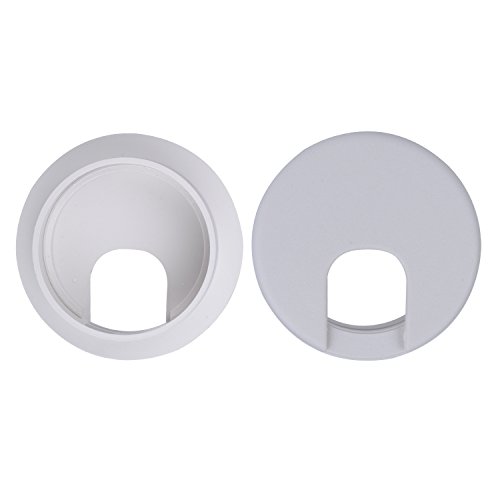 1 White+Desk+Grommet+Pack