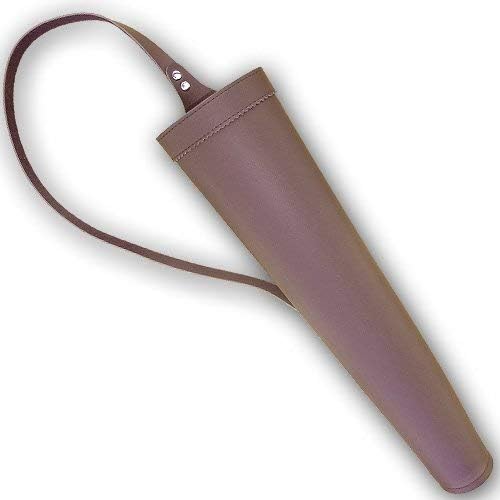 Carol Archery Traditional Back Arrow Quiver Synthetic Leather BFSAQ8316A. Brown