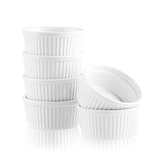 Bellemain Creme Brulee Ramekins Mini Casserole Dish Set, Charcuterie