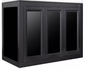 Innovative Marine Nuvo SR 80 Gallon | EXT 100 Gallon | INT 100 Gallon APS (Aluminum Profile Series) Aquarium Stand – Matte Black