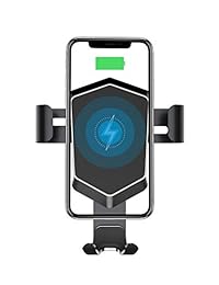 LTS Future TS30   Cargador de coche inalámbrico para iPhone XS, Max XR X 8 8 Plus, Samsung Galaxy Note 9  S9  S9+  S8   S8 + Edge y Qi (negro)