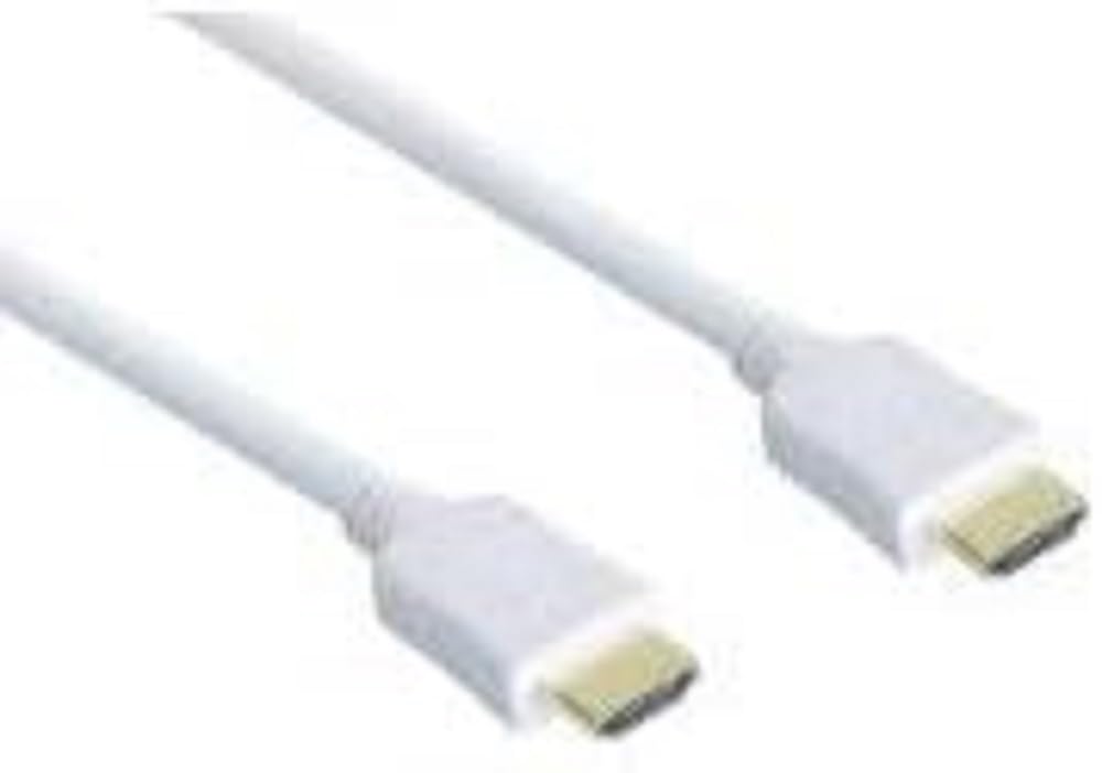 Good Connections 4514-010W HDMI Cable with Ethernet 24K Gold-Plated Connectors and Copper Contacts 1 m White