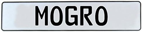 Vintage Parts 714112 Wall Art (Mogro White Stamped Aluminum Street Sign Mancave)