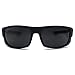 Men Limited Edition Super Dark Shades Wrap Around Motorcycle Biker Sunglasses (Matte Black, Black)
