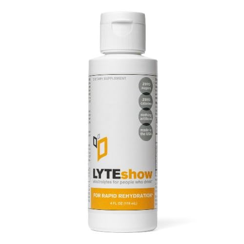 LyteShow (3 Bottles) - Electrolyte Concentrate for Rapid Rehydration - 120 Servings (With Magnesium, Potassium... image