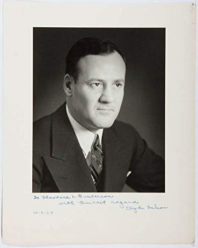 Amazon Com Clyde Tolson Inscribed Photograph Mount Signed 10 08