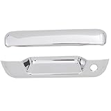 E-Autogrilles Triple Chrome Plated ABS Tailgate Handle Cover for 04-12 Chevrolet Colorado / 04-12 GMC Canyon / 06-08 Isuzu I Series (64-0111)