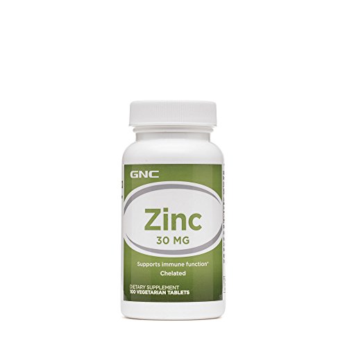 Gnc zinc 30 mg 100 vegetarian tablets