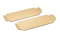 Brick Oven Direct to Flame Pizza Stone, 13-Inch, Brown, Set of 2