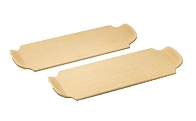 Brick Oven Direct to Flame Pizza Stone, 13-Inch, Brown, Set of 2