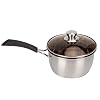 Kleine Soeppot – Anti-brandend Verdikte Compound Steel Niet-Magnetische Enkele Handvat Koken Keukengerei 18cm